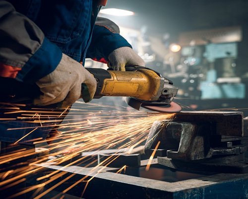 Disco de corte centro hundido