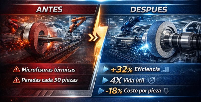 rueda CBN para junta homocinética