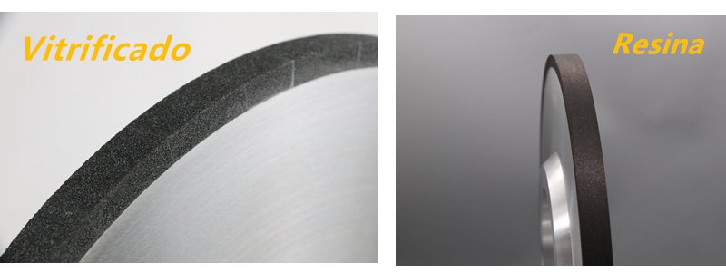 muelas CBN vitrificadas vs resina